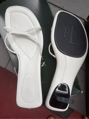Vintage Lauren Ralph Lauren “Emma” Bridal Sandals — NEW IN BOX